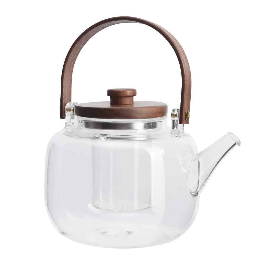 براد شاهي زجاج يد خشب