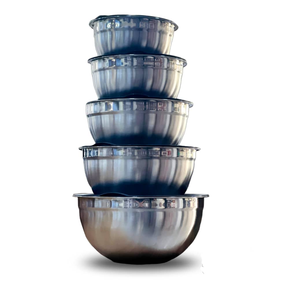 طاقم صحن ستيل